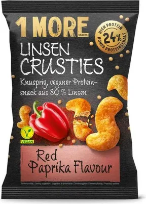 Produktbild von 1 More Linsen Crusties Red Paprika 80g