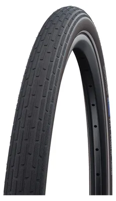 Image de Pneu Vélo Urbain Large 26x2.35 Bandes Réfléchissantes - Protection K-guard Anti-crevaison - Schwalbe