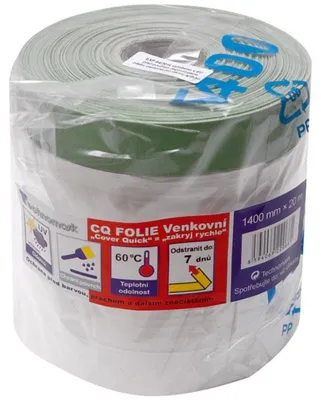 Zdjęcie produktu dla Folia osłonowa z taśmą, 20 m x 550 mm, zewnętrzna