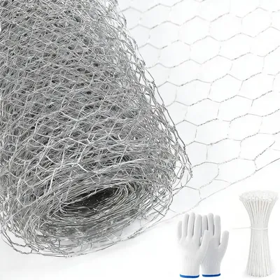 Productafbeelding van Solidchoice - Gegalvaniseerd Draad Gaas 0.4 x 10 m