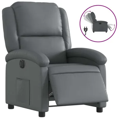 Obrázok produktu pre vidaXL Relaxačné kreslo Electric Grey Imitácia kože