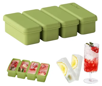 Produktbild von TRANKIELO® - Tiefkühlbehälter für Suppen - Eiswürfelformen aus Silikon - Praktische Aufbewahrung für Lebensmittel