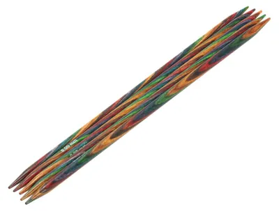 Produktbild von Lana Grossa Strumpfstricknadel Design-Holz 20-6.0mm | Multicolor