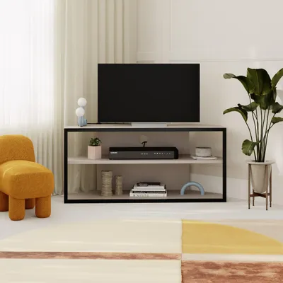 Produktbild von Decortie Echo Eck-TV-Board Mokka Hell 98x37x45 cm