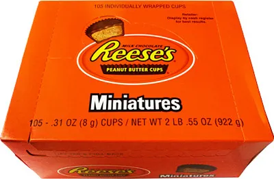 Produktbild von Reese's Miniature Peanut Butter Cups (Karton mit 105)