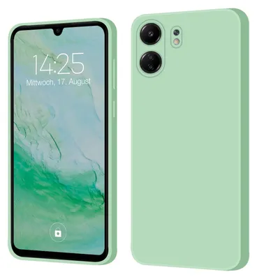 Produktbild von Hülle für Xiaomi Redmi 13C Case Cover Bumper Smartphone Softgrip Schutzhülle Farbe: Türkis