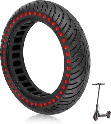 Produktbild von 8,5 Zoll leistungsstarke massivtubeless Reifen für elektrische Scooter Rot ein Stück