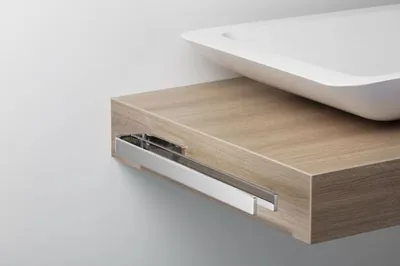 Zdjęcie produktu dla Giese podwójny wieszak na ręczniki 91766-02 chrom, wersja sztywna długość 400 mm