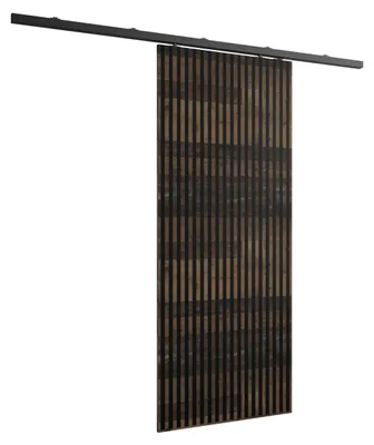 Produktbild von KIER FURNITURE Schiebetür Komplettset BELMO Sliding Door, Raumteiler Schiebetür Alter Stil 76x205x1,6 cm