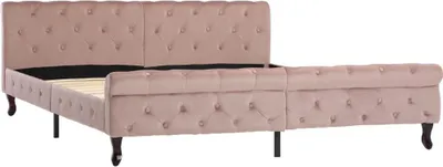Obrázok produktu pre vidaXL Rám postele Ružový zamat 180x200 cm