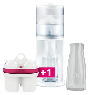 Produktbild von BWT AQUAlizer Station inkl. + Magnesium-Mineralisierte Kartusche + Glaskaraffe