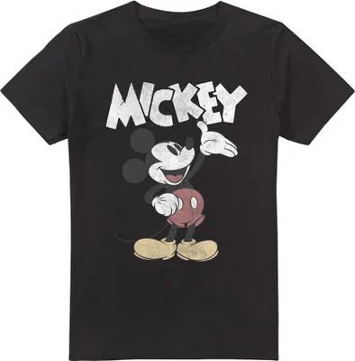 Image de Disney - T-shirt "Mickey & Friends" pour homme TV5254 (4XL) (Noir)