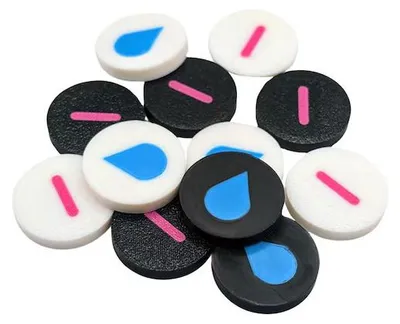 Zdjęcie produktu dla RADLANDS WATER DISCS gra planszowa ROZSZERZENIE DODATEK EXCLUSIVE 12 SZTUK