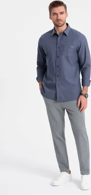 Produktbild von Ombre Clothing Chinos für Männer Nuvian grau XL