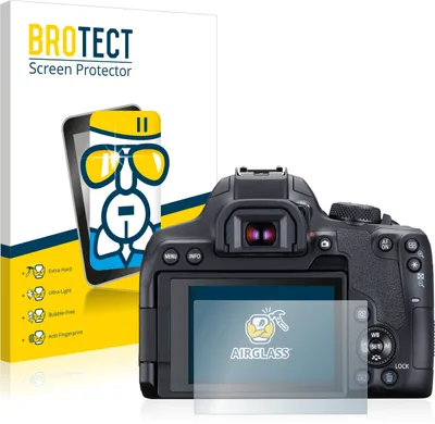 Produktbild von BROTECT Schutzglas für Canon EOS 850D Schutzfolie Panzer Folie Glas Display Schutz klar