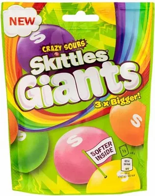 Produktbild von Skittles Giants Crazy Sours (15 x 132g)