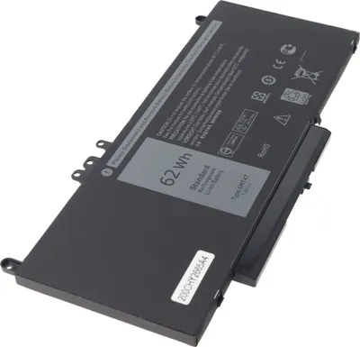 Produktbild von Akku passend für Dell Latitude E5470, E5570, 6MT4T, Li-Polymer, 7,4V, 8155mAh, 62,0Wh, built-in, ohne Werkzeug