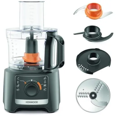 Obrázek produktu pro Kenwood FDP31.020GY kuchyňský robot, 800 W, 2,1 l nádoba, 2 rychlosti + pulzní režim, včetně příslušenství