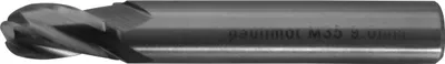 Produktbild von PAULIMOT Kugelkopffräser 4-schneidig 9 mm