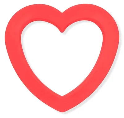 Immagine prodotto di Ark Therapeutics Giocattolo da masticare a forma di cuore, rosso, in plastica, per bambini