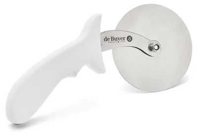 Pizza-Rad aus Edelstahl, silber, 5 cm Klinge