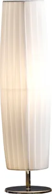 Zdjęcie produktu dla Lampa stołowa 60 cm okrągła biały chrom