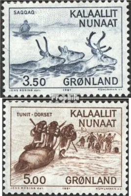 Produktbild von Briefmarken Dänemark - Grönland 1981 Mi 131-132 (kompl.Ausg.) postfrisch Besiedelung