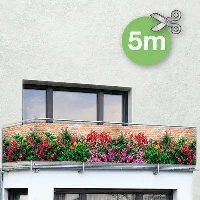 Produktbild von Sichtschutz für Balkon "Wallflowers"