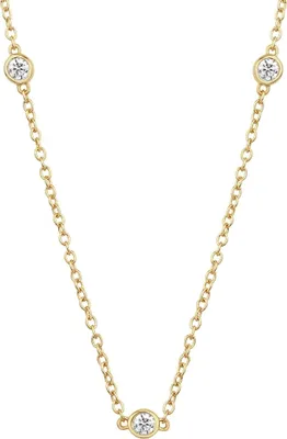 Produktbild von Glanzstücke München Halskette Sterling Silber Topas 70120007