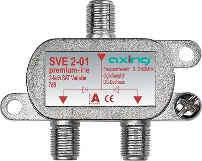 Produktbild von Axing SVE 2-01, Silber, F, 55 mm, 30 mm, 67 mm, 1 Stück(e)