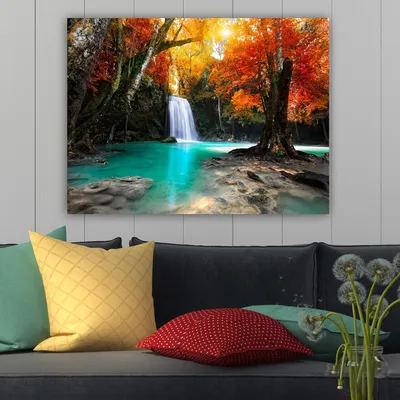 Produktbild von Wallity, 268565777_70100- HPE2155, Bunt, Leinwandbilder, 70 x 100 cm, 100% Leinwand