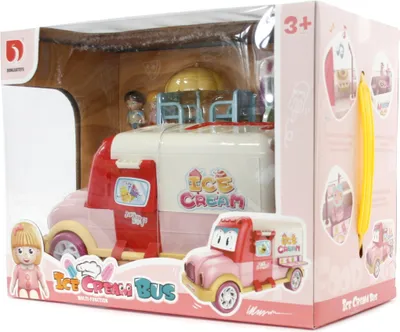 Zdjęcie produktu dla Samochód Lodziarnia Auto Food Truck Zestaw Z Lalkami