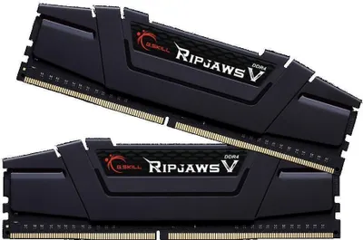 Immagine prodotto di G.Skill Ripjaws V - DDR4 - 32 GB : 2 x 16 GB - DIMM 288-PIN - 3200 MHz / PC4-25600 - CL16 - 1,35 V - non bufferizzato - nich