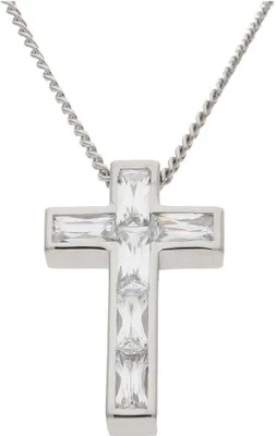 Produktbild von JuwelmaLux Anhänger 925/000 Sterling Silber Kreuz mit synth. Zirkonia JL10-02-3279