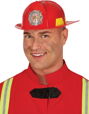 Produktbild von Fire Chief Feuerwehrhelm rot-grau-gelb - Einheitsgröße