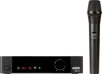 Image de AKG Acoustics AKG DMS100 - Microphone à main - Sans fil RF - 30 m - 70 - 20000 Hz - Récepteur en rack - 70 - 20000 Hz