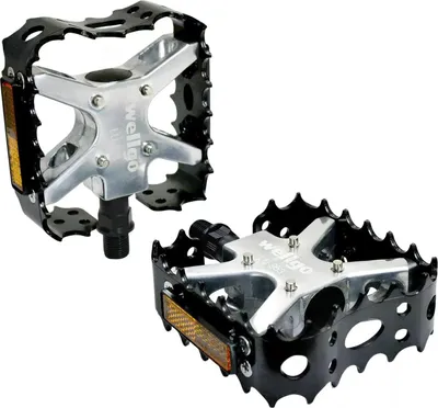 Productafbeelding van Oude stijl BMX/MTB pedalen, "Bear Trap" model, 9/16 inch, paars, retrostijl