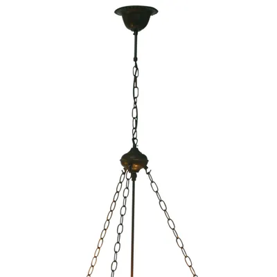 Produktbild von Clayre & Eef Kordel-Anhänger-Halskette Tiffany 100 cm Braun Eisen