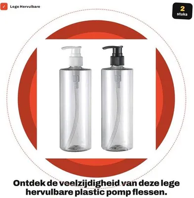 Imagen del producto de Bomba de plástico ligera, ideal para