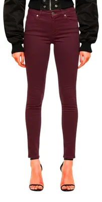 Produktbild von Diesel Roisin Damen Super Skinny Burgundy Hose W32