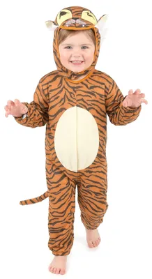 Immagine prodotto di Costume da tigre per bambini arancio-nero-bianco - 92/104 (3-4 anni)