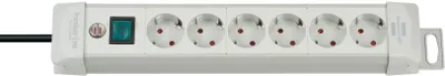 Obrázek produktu pro Brennenstuhl 1955500100, 3 m, Šedá, Plast, 10 AC zásuvky / AC zásuvek, 580 mm, Černá