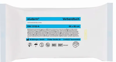 Image de SÖHNGEN® 1003205 aluderm® Champ de pansement DIN 13152-A - env. 60x80cm