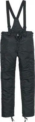 Produktbild von Brandit BD1012 | Herren Thermal Dungarees Thermohose - Farbe: Black - Größe: XXL