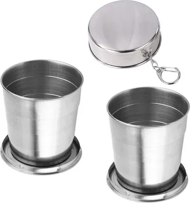 Produktbild von Edelstahlbecher 250ML, Reis, Kaffee, Tee, Wandern, Camping