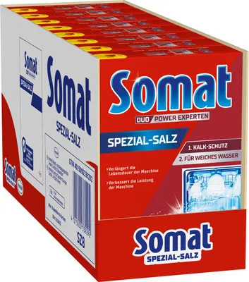 Produktbild von Somat Spezial-Salz Spülmaschinensalz Spülmachine Geschirrspülleistung 8 x1,2kg