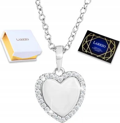 Image de Collier cœur en argent Love Zircone Love ARGENT 925