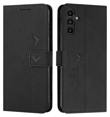 Produktbild von Samsung Galaxy S26 FE Hülle - Coverup Smile Klapphülle - Schwarz