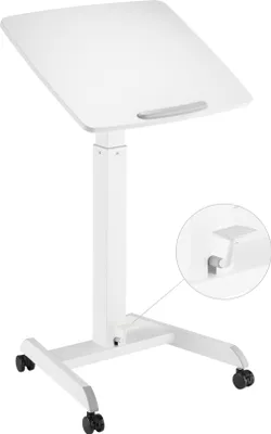 Produktbild von Schreibtisch-Sitz-Steh-Laptoptisch - Präsentationstisch - fahrbar - höhenverstellbar