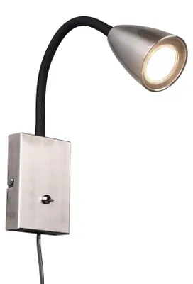 Immagine prodotto di Lampada da parete WANDA silver Trio 202670107